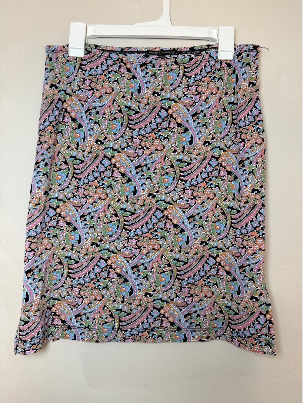 BCBG Floral Patterned Midi Skirt Exclusively for Nordstrom. Size Large